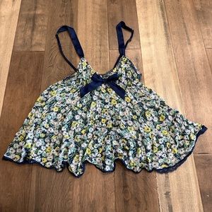Victoria Secrets Floral Lingerie Top Medium
